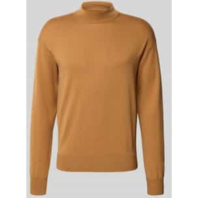 Gebreide pullover met ribboorden