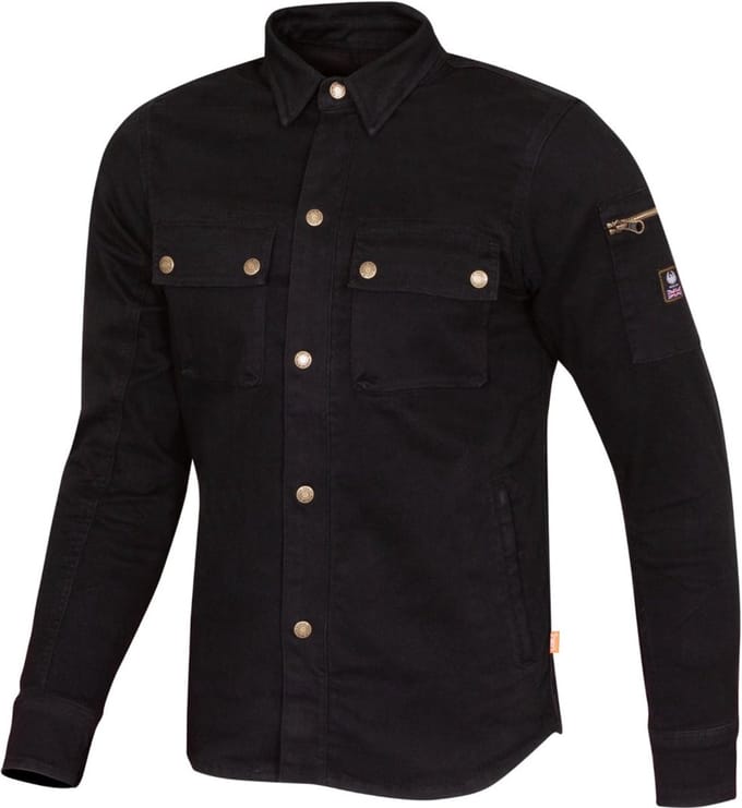 Merlin Brody D3O Zwart Single Layer Motorshirt - Jas