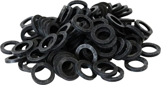 Set van 100 Rubberen Pakkingen 3/8 Inch voor Water en Verwarming - Temperatuurbestendig