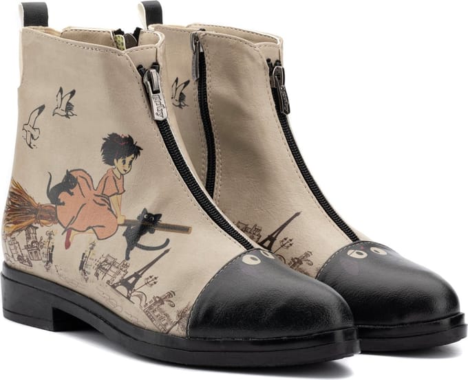 GOBY Witch Enkellaarsjes – Damesboots – Handmade – Premium Kwaliteit – Maat 41