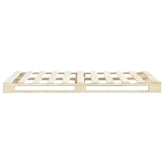 vidaXL - Bedframe - pallet - massief - grenenhout - 200x200 - cm