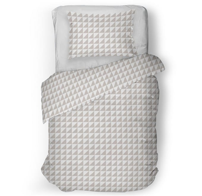 Snoozing Irina Dekbedovertrek - Eenpersoons - 140x200/220 cm - Beige