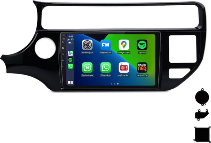 Carplay autoradio voor Kia Rio | 2015 t/m 2017 | Android 13 | Draadloos Apple Carplay & Android Auto | 2GB + 32GB | 8-Core processor | Davilon | 2025 model |2015 2016 2017 | Bluetooth & Wifi