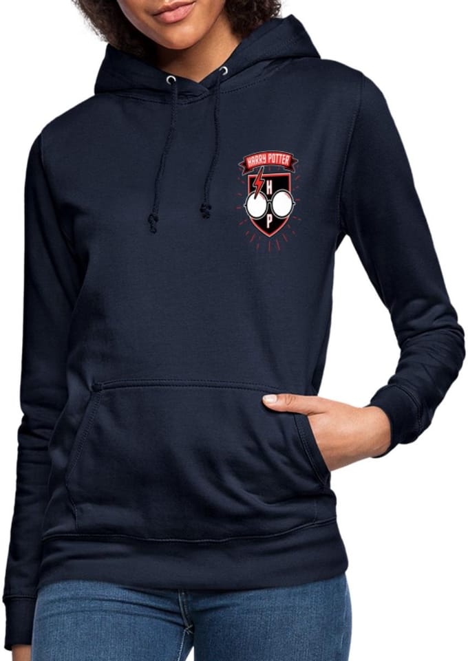 Harry Potter Bliksem, Bril En Initialen Hoodie Dames