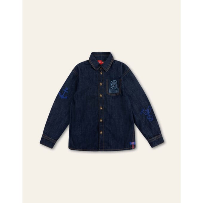 Oilily Brave Blouse- maat152/12yr Patriot Blauw