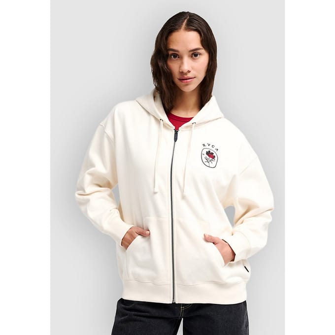RVCA Odai Zip Hoodie wit