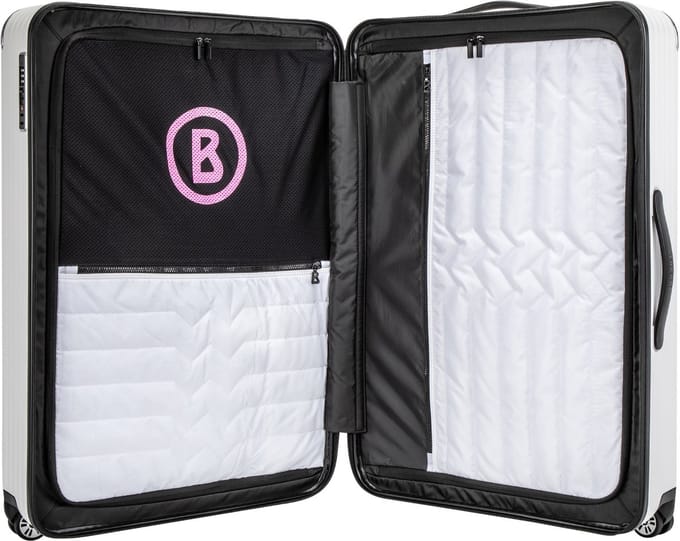 Bogner Piz Deluxe C75 Trolleycase 4W White Wit 77cm