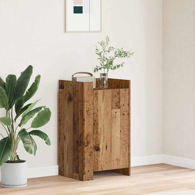 vidaXL - Dressoir - Oudhout - 45 - x - 35 - x - 75 - cm