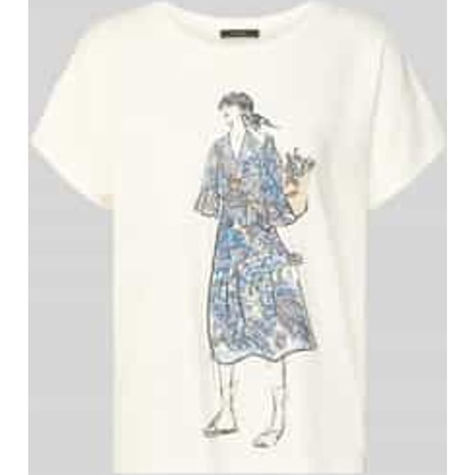 T-shirt met motiefprint