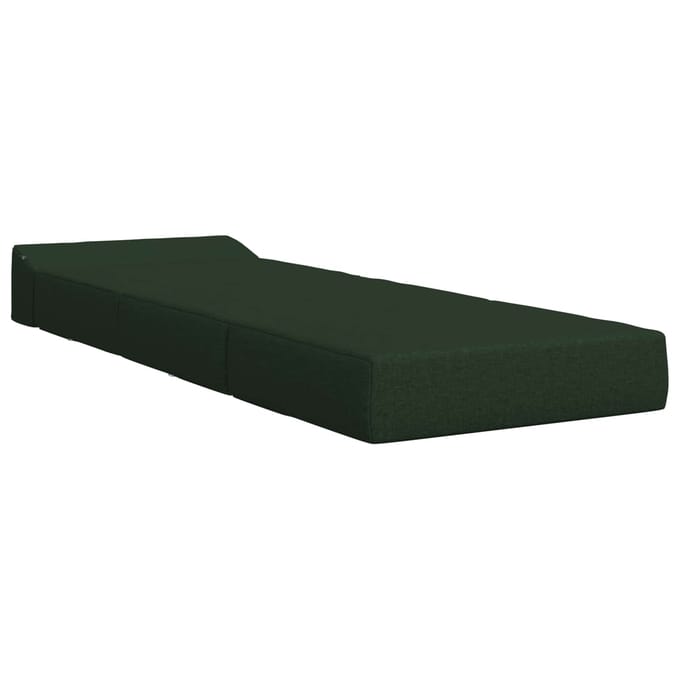 vidaXL - Vouwbare - Sofa - Bed - Donkergroen - 70 - x - 60 - x - 49 - cm - Stof