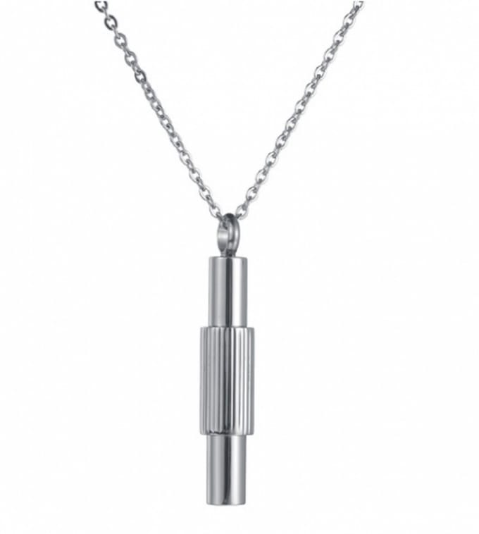 Urn ketting RVS zilverkleur - Charme Bijoux