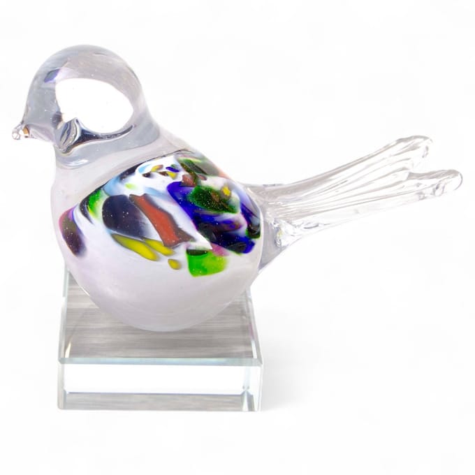 Mini Urn - Vogel Wit - Vogel Urn - Kleine Urnen - Vogeltje urn