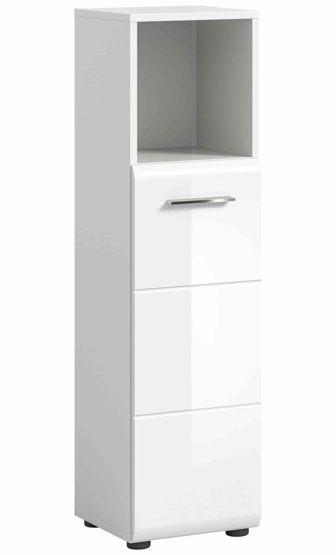 IJskast hoog wit hoogglans MDF TZ wit NB - 30x30x110cm