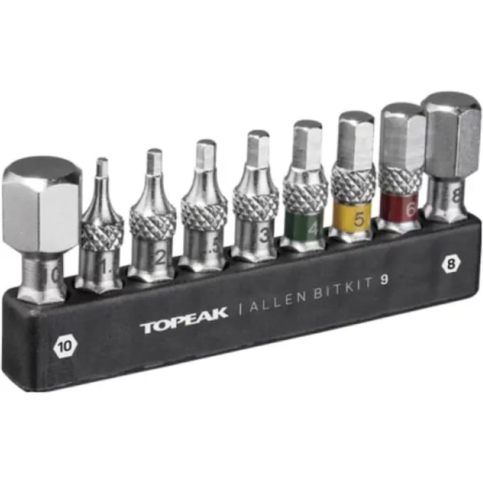 Topeak Inbus lange bit set Allen BitKit 9