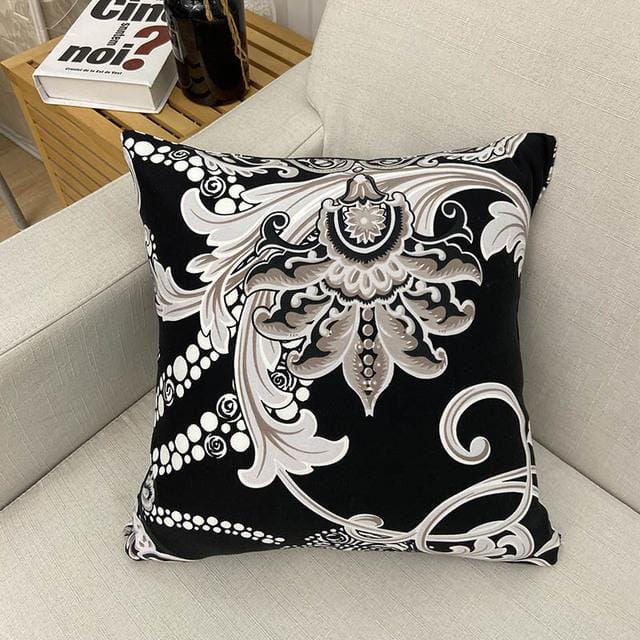 Housse de coussin en polyester 45x45cm 45x45cm-2pcs gray
