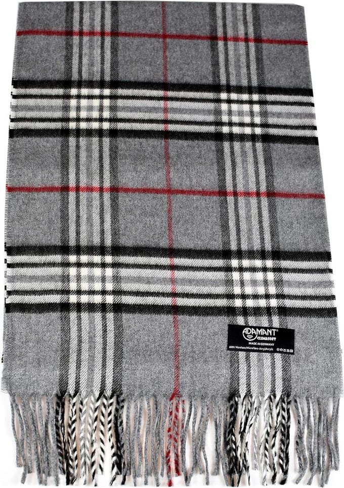 Herensjaal 180x30 cm Effen en Geruit - Extreem Zacht
