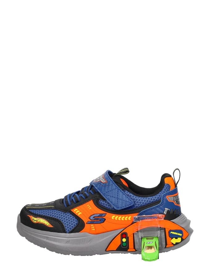 Skechers Garage Klittenband Laag - Blauw - Maat 36