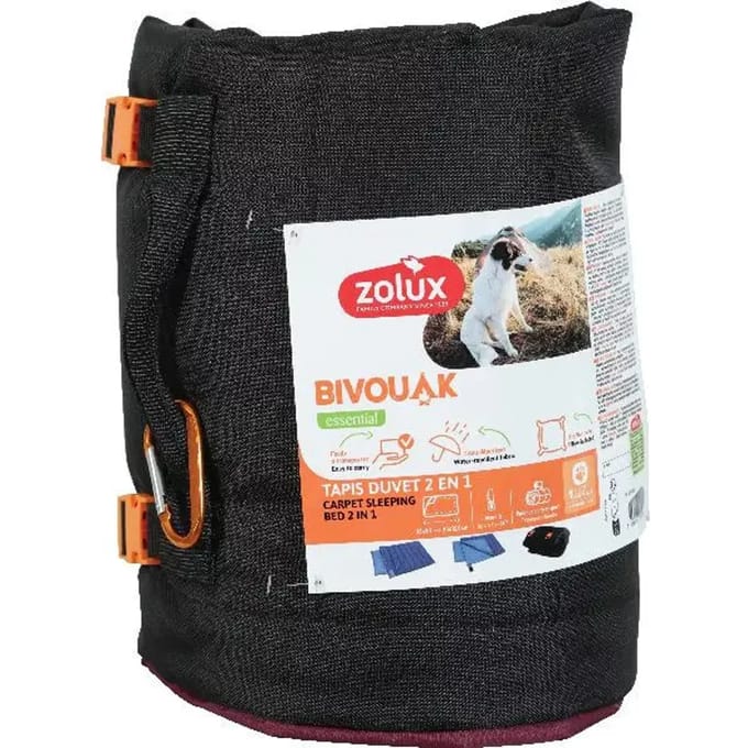 Hondendeken Zolux - 2-in-1 Rood Waterafstotend - 95x60-120 cm