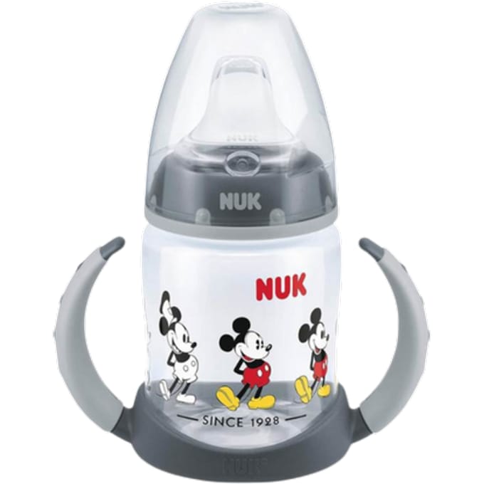 NUK First Choice Disney Oefenfles met Temperatuurcontrole – Grijs
