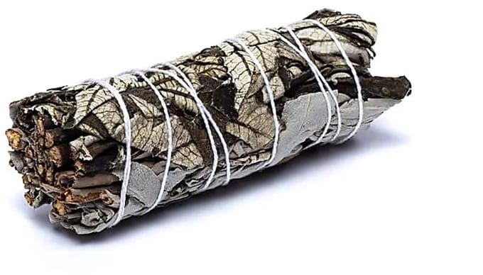 Witte salie smudge met Yerba Santa – Set van 4 stuks