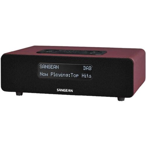 Sangean DDR-36 - DAB Radio met Bluetooth - Tafelradio met DAB+ en FM - Rood