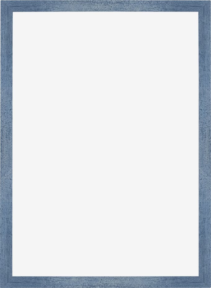 Fotolijst 42x60 cm - MDF - Helder Blauw Geveegd - Marseille