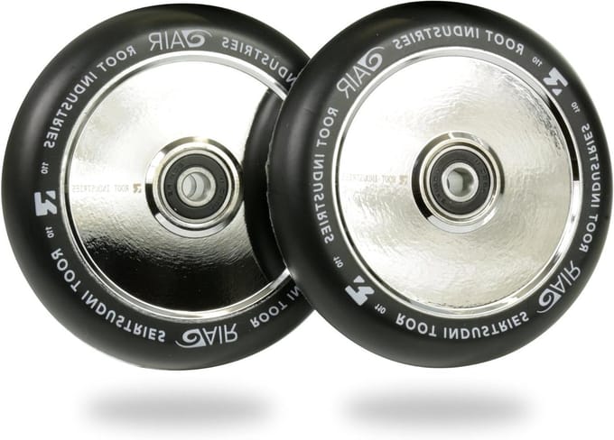 Root Air Black Stuntscooter Wheels 2-pack (110mm - Mirror)
