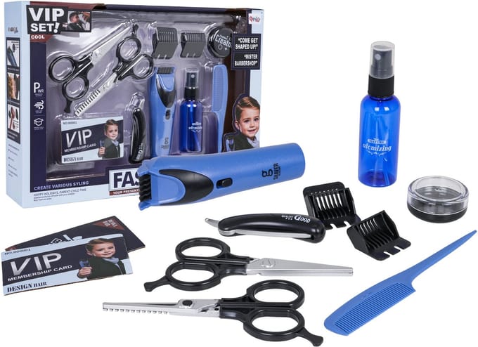 Playos Barberset - Kappersspeelgoed met geluid en accessoires - vanaf 3 jaar