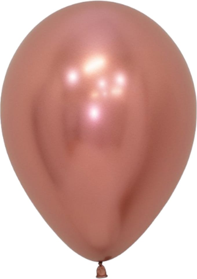 Latex ballonnen Sempertex Reflex Rose Gold, 12inch - 12 stuks