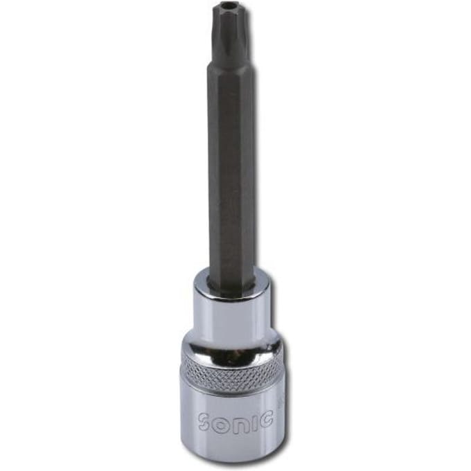 Torx-inzetstuk SONIC 1/2" met opening T45H lang (100mm)