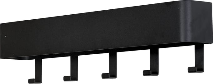 Spinder Design kapstok Dax Play 5 - Zwart - 5 haken - Staal