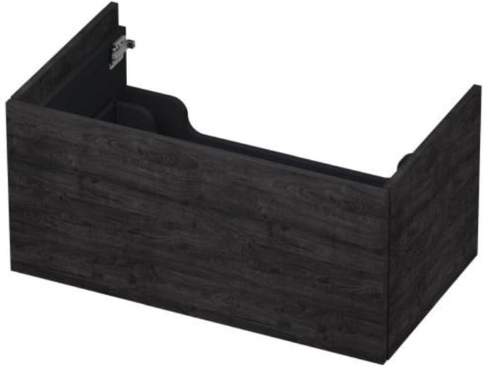 INK - Onderkast 1 Lade Push 2 Open Bestaande Uit - 800x450x376 Mm - Houtskool Eiken