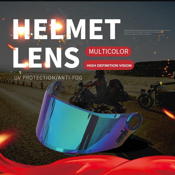 Motorfiets AntiUV AntiScratch Wind Shield Helmen Lens Vizier Vervanging voor LS2 FF358 FF396 transparant