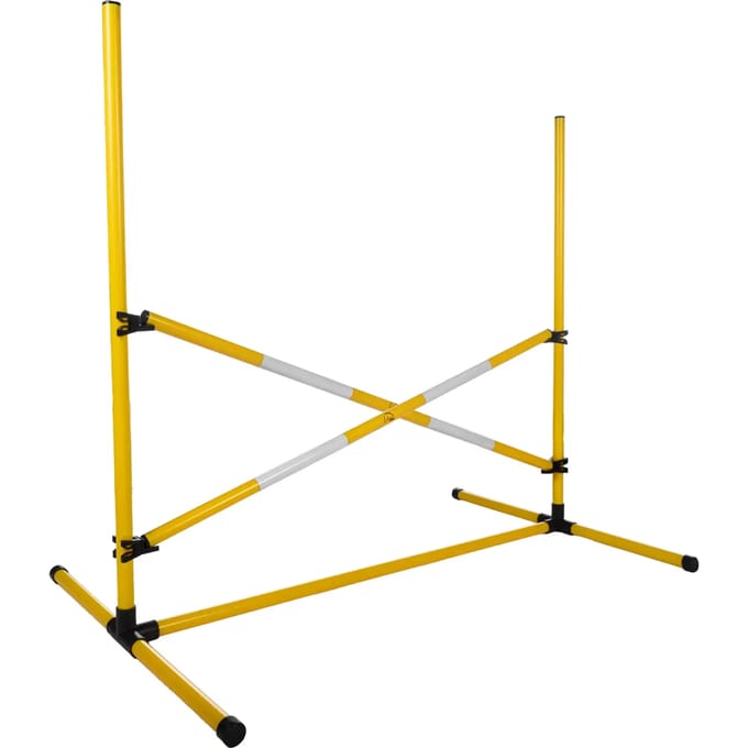 Hobby Horsing Jumping hindernis - geel/wit