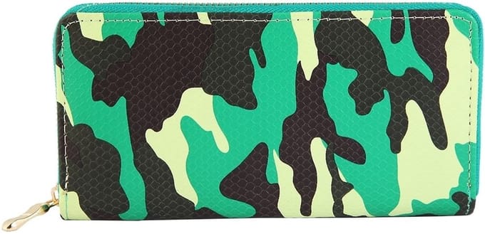 Cham Cham Cham Cham portemonnee Camouflage, duurzaam