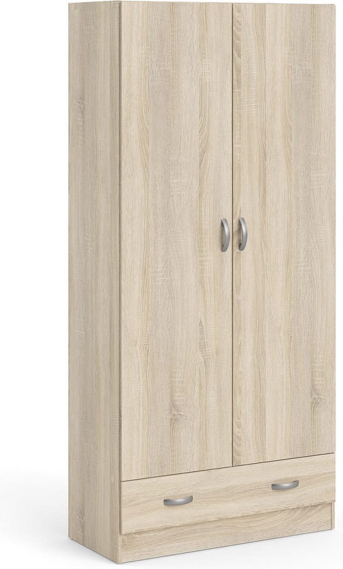 Giga Living Kledingkast Space - Naturel - 79x36x170cm