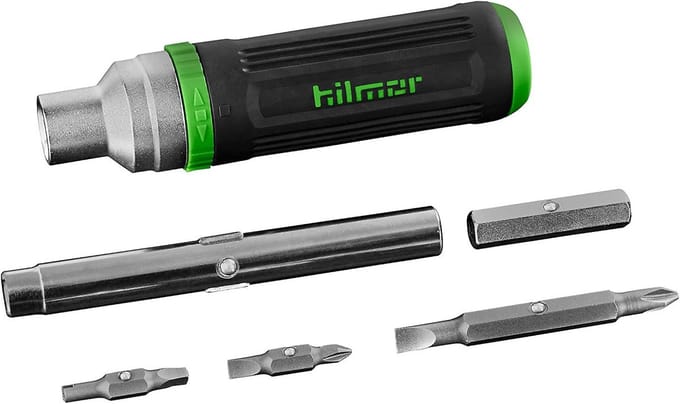 Multifunctioneel 9-in-1 Ratel Schroevendraaier Gereedschap met Antislip Grip