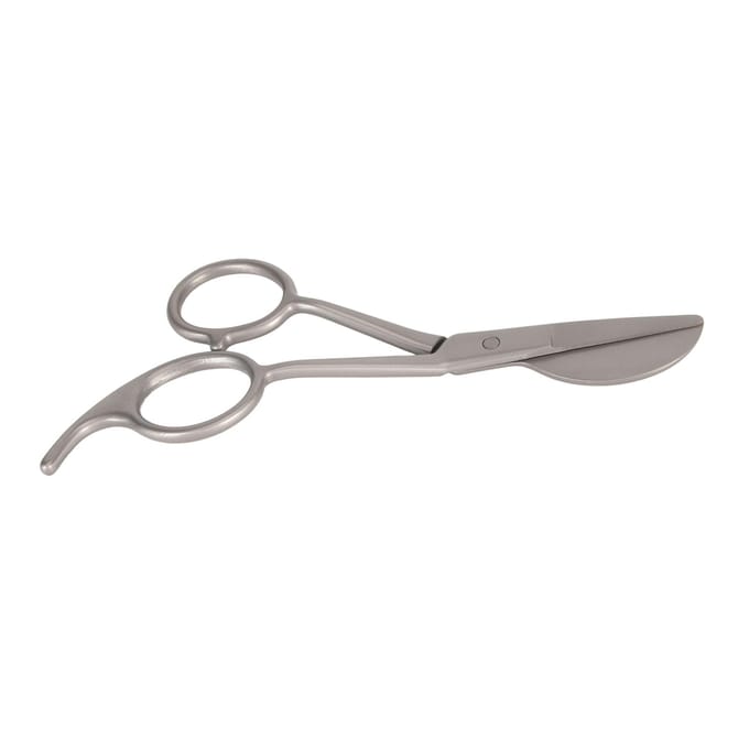 Roestvrijstalen Applique Schaar Duckbill Lemmet Comfortabel Ergonomisch Handvat DIY Tapijtschaar gray