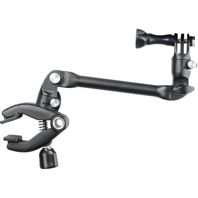 10-inch scharnierende cameraarm met klemcapaciteit van 3,3 cm/1,3 inch 360 graden verstelbare magische arm zwart