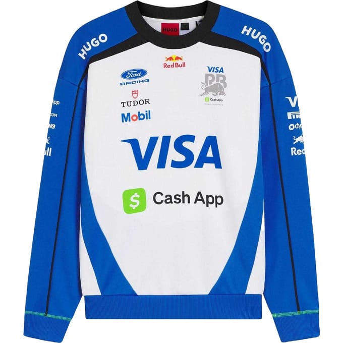 Hugo Heren Vcarb Crew Neck Sweatshirt (Medium Blue)