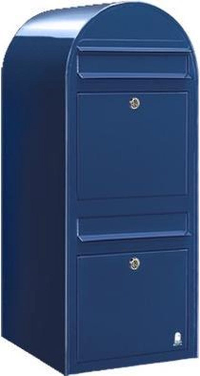 Brievenbus Bobi Duo Donker Blauw
