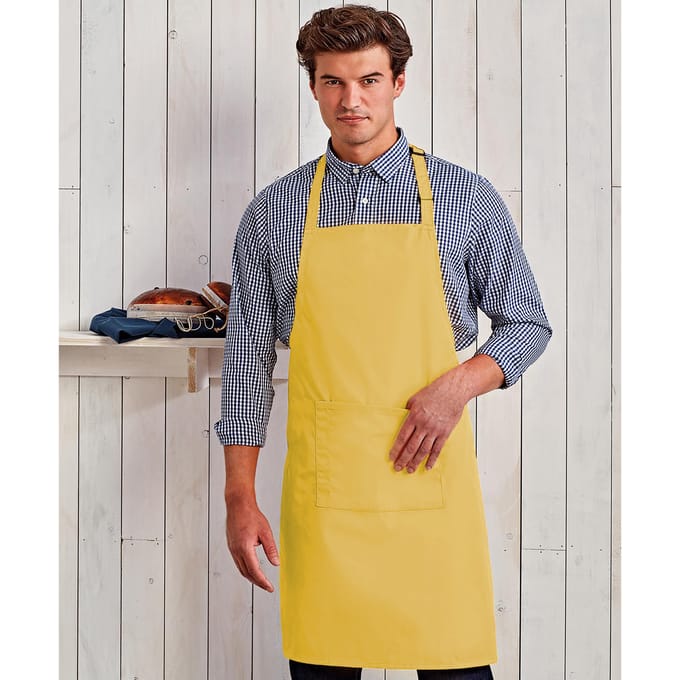 Premier Dames/Dames Kleuren Bipschort Met Zak / Werkkleding (Zonnebloem)