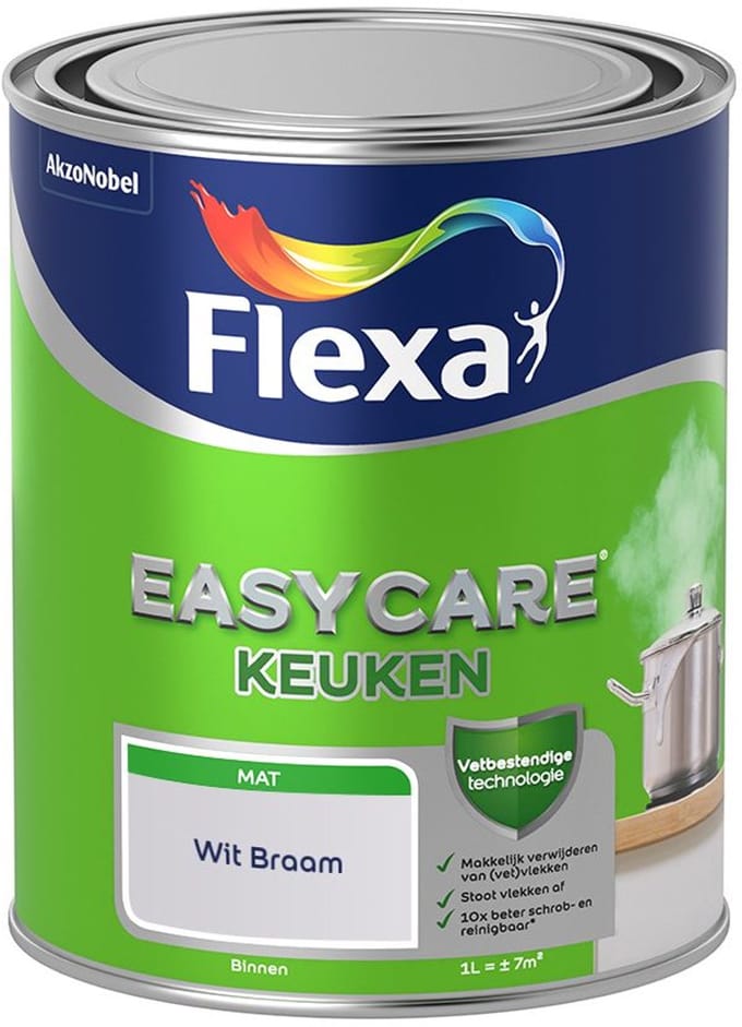 Flexa - Easycare Keuken - Wit Braam - Mengverf - 1 L