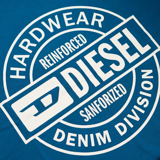 Diesel Hardware Circle Blue Sapphire T-shirt