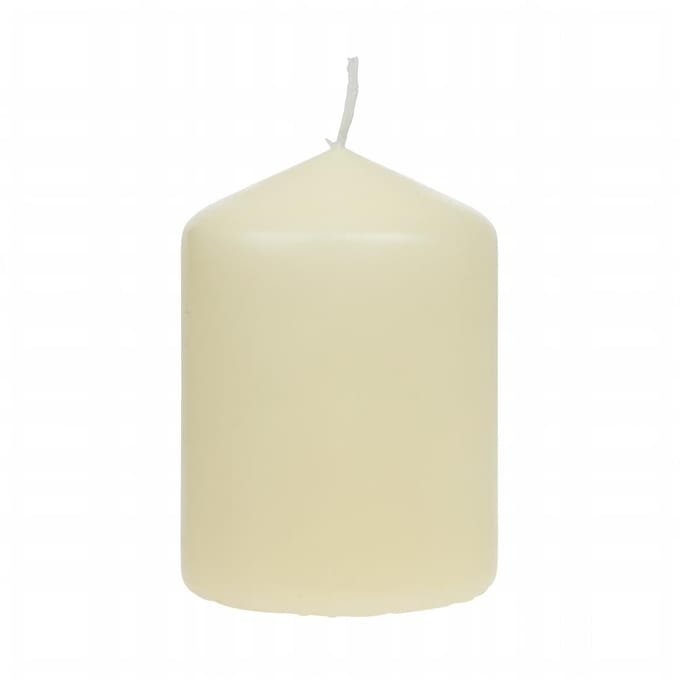 12x Bolsius Professional Stompkaarsen - Ivoor 80/60 (22 uur) - Rookarm