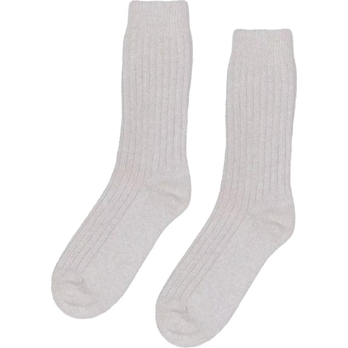 Wollen sokken Colorful Standard Merino Blend heather grey