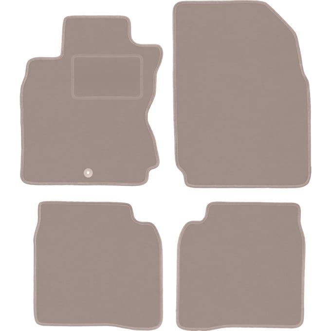 Beige veloursmatten voor: Nissan Note I E11 minivan (2006-2012)