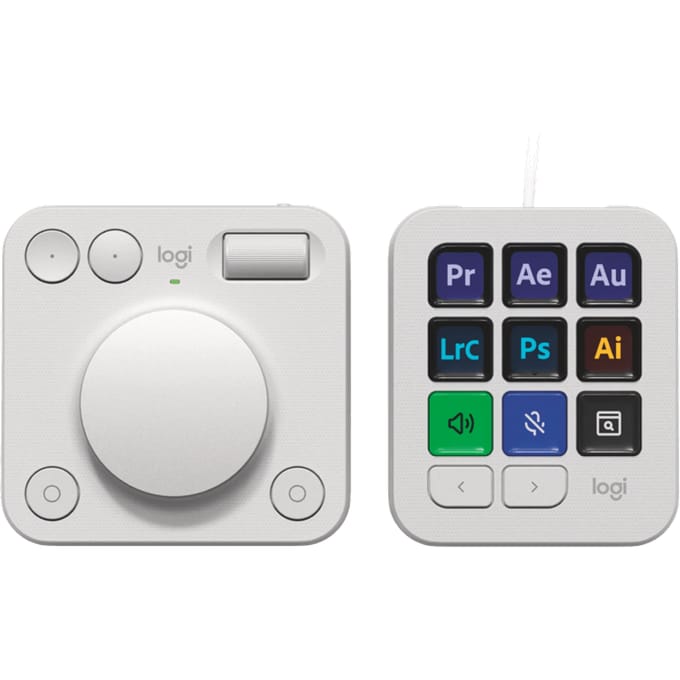 Logitech MX Creative Console - Pale Grey