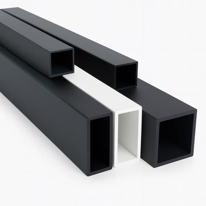 Vierkante Aluminium Buis - Aluminium Profiel - Frame Constructie - Gepoedercoat Mat - 30x30x2mm 2000mm - Wit RAL 9016