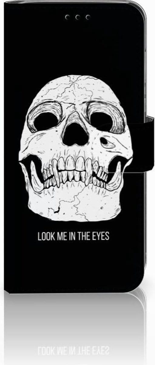Telefoonhoesje met Naam Huawei P20 Lite Skull Eyes